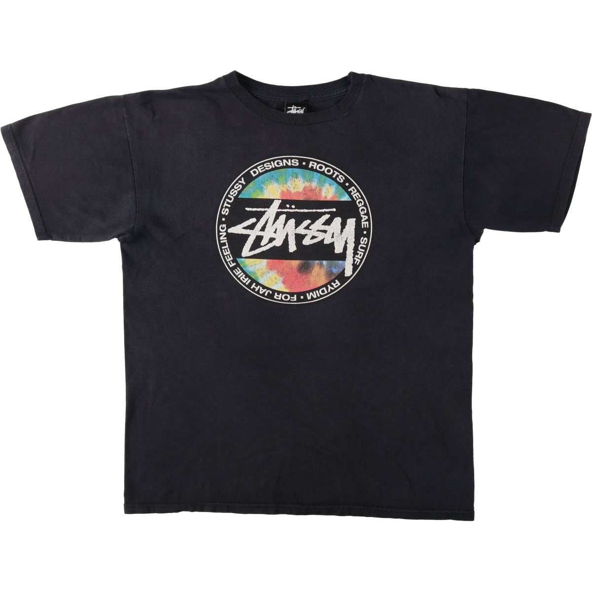 D (傷や汚れあり)】古着 ステューシー STUSSY サーフ スケートTシャツ