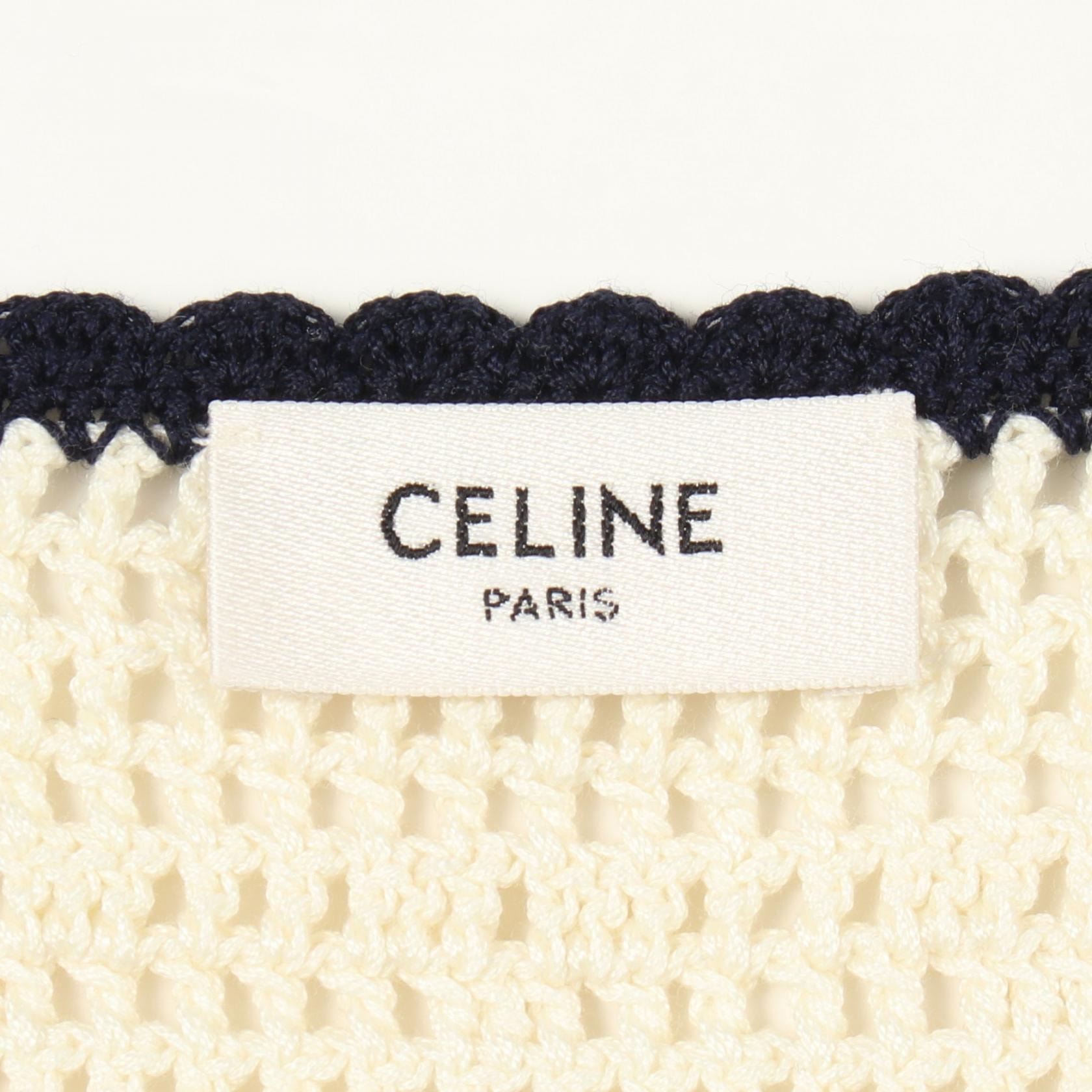 C (やや傷や汚れあり)】セリーヌ CELINE トリオンフクロシェ ミニ
