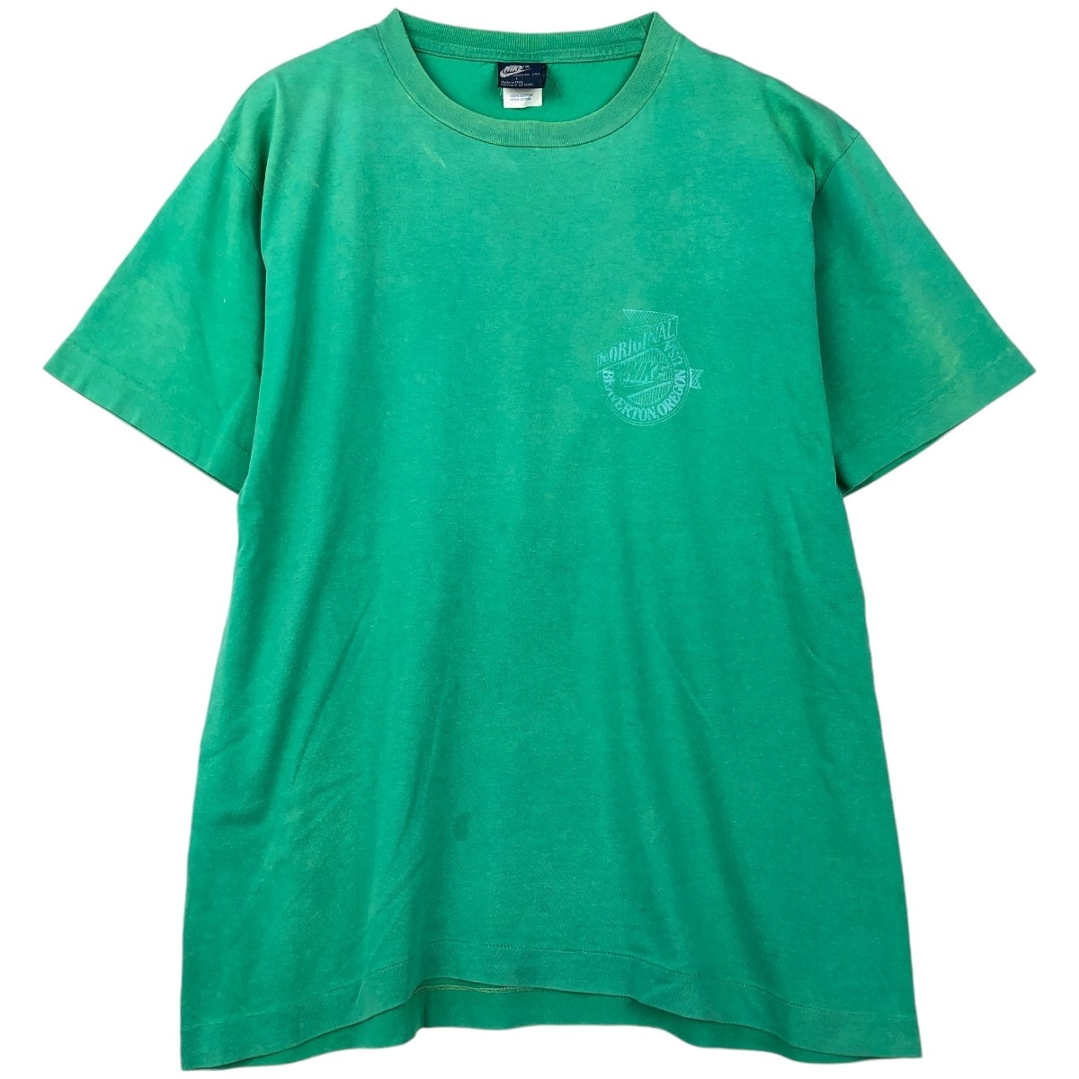 古着 80年代 ナイキ NIKE 紺タグ ロゴプリントTシャツ イタリア製 メンズL相当 ヴィンテージ/eaa667364
