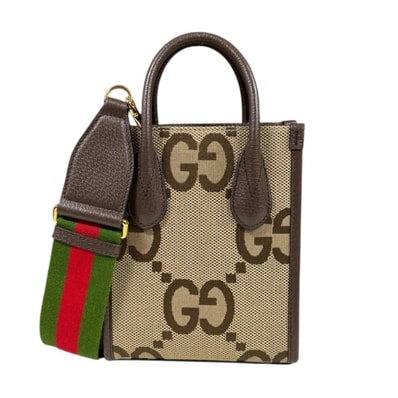 グッチ ミニトートバッグ ジャンボGG ショルダーバッグ レザー 699406 ベージュ レディース GUCCI 中古