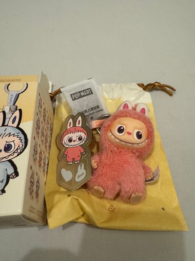 POP MART THE MONSTERS (LABUBU) Pin for Love Series-Vinyl Plush Pendant (A-M) Heart (Secret)
