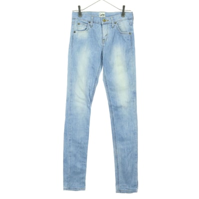 Lee リー 日本製 スキニーデニムパンツ S ブルー系