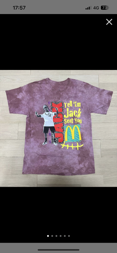 Travis Scott Cactus Jack x McDonald's Jack Smile II T-Shirt "Multi"
