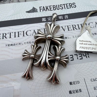 Chrome Hearts 3 CH CRS SML "Silver"