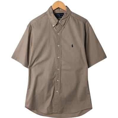 古着 ラルフローレン Ralph Lauren BLAKE 半袖 ボタンダウンシャツ メンズL相当/eaa541731