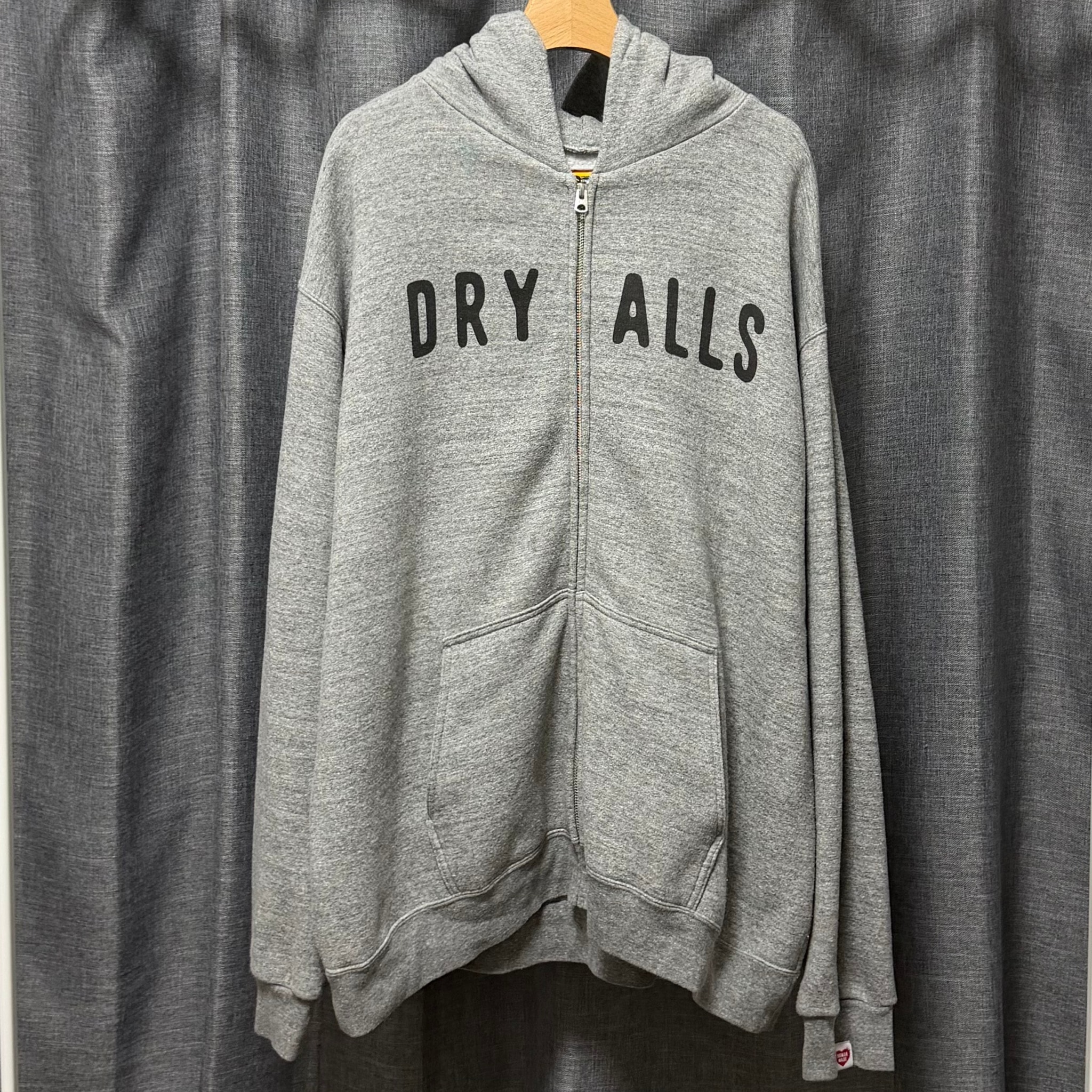 HUMAN MADE Zip-Up Sweat Hoodie "Gray"