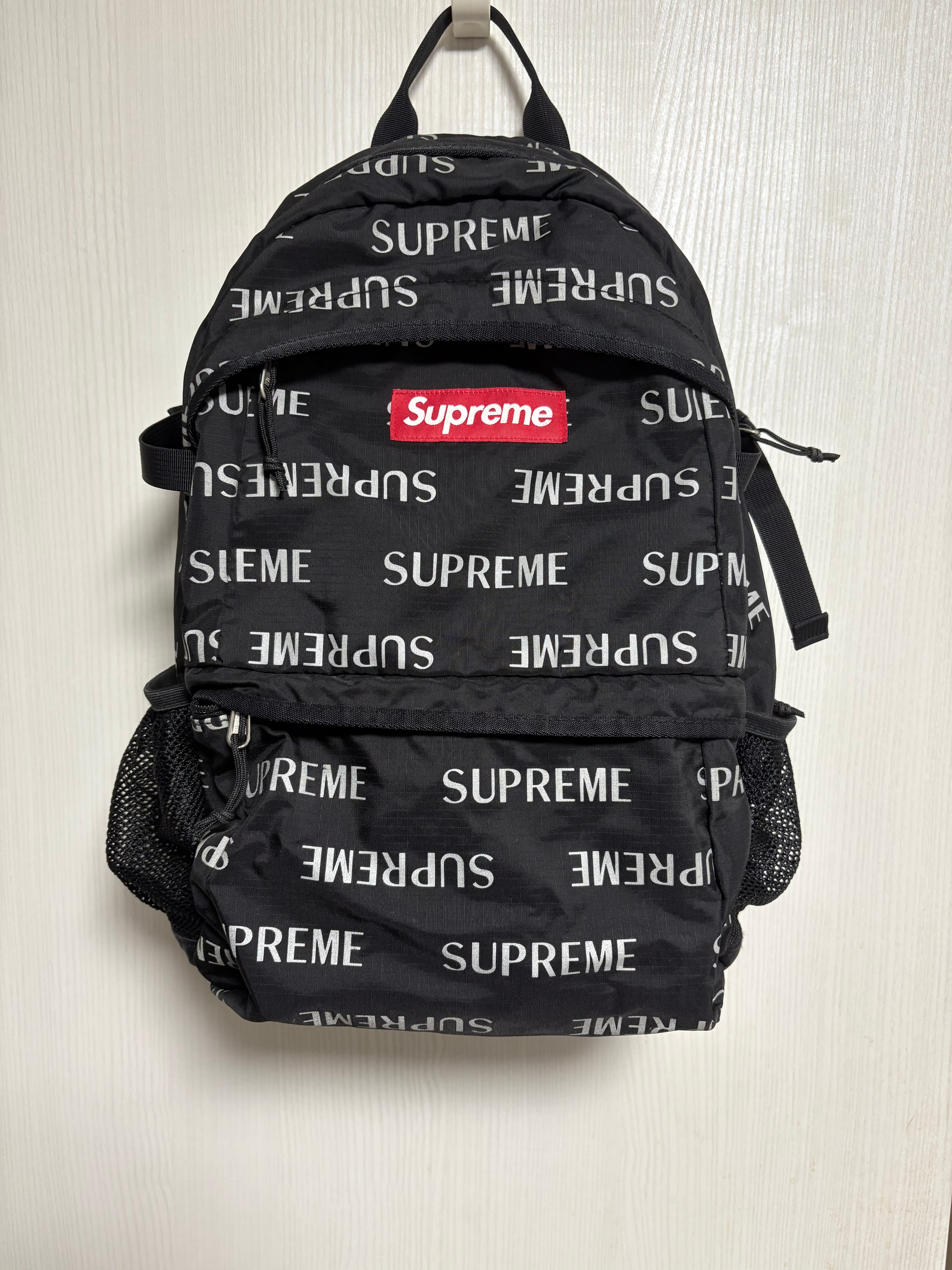 Supreme 3M Reflective Repeat Backpack "Black"