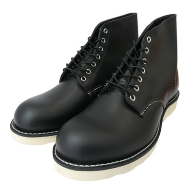RED WING レッドウィング ブーツ 8165 IRISH SETTER 6 INCH CLASSIC ROUND コレクテッドグレインレザー 7ホール プレートゥ ワークブーツ ブラック系 29.0cm【新古品】【未使用】【中古】
