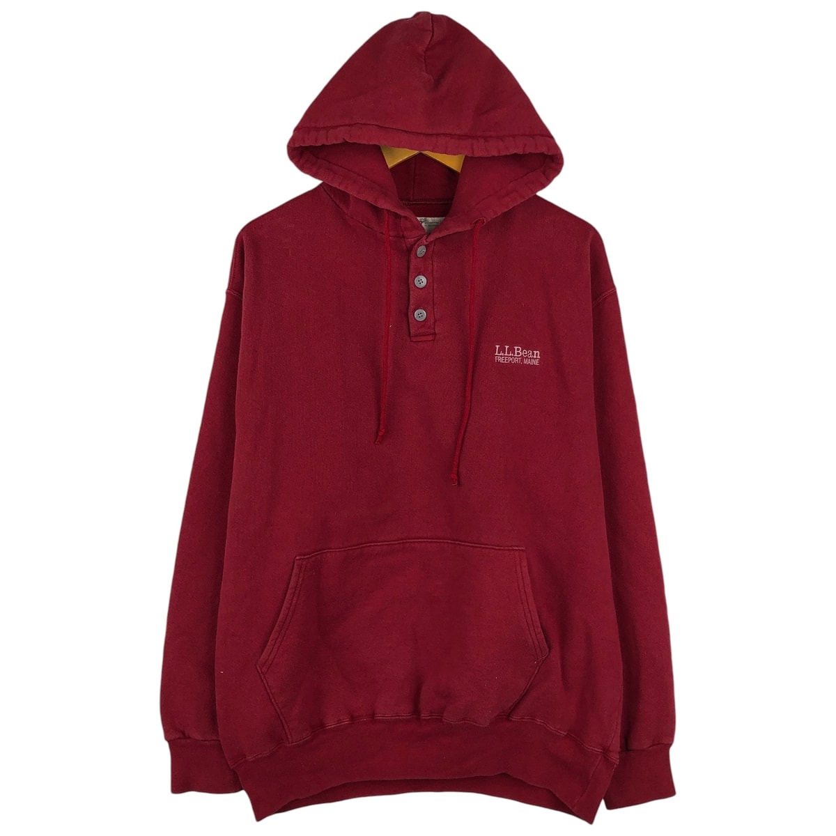 古着 80~90年代 エルエルビーン L.L.Bean RUSSELL ラッセル スウェットハーフボタンパーカー USA製 メンズXL相当 ヴィンテージ/eaa459465