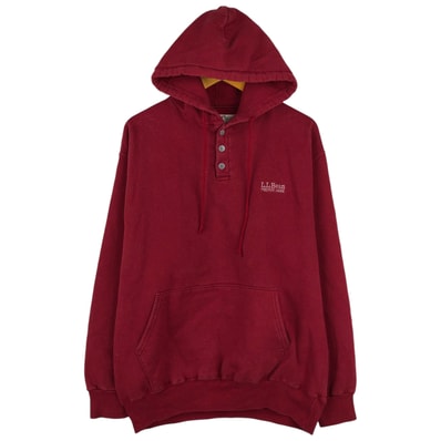 古着 80~90年代 エルエルビーン L.L.Bean RUSSELL ラッセル スウェットハーフボタンパーカー USA製 メンズXL相当 ヴィンテージ/eaa459465