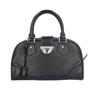 ルイヴィトン ボーリング モンテーニュGM エピ ハンドバッグ エピレザー M59312 ブラック レディース LOUIS VUITTON 中古