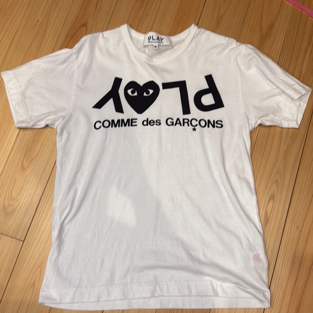 PLAY COMME des GARCONS AX-T068-051 "White"