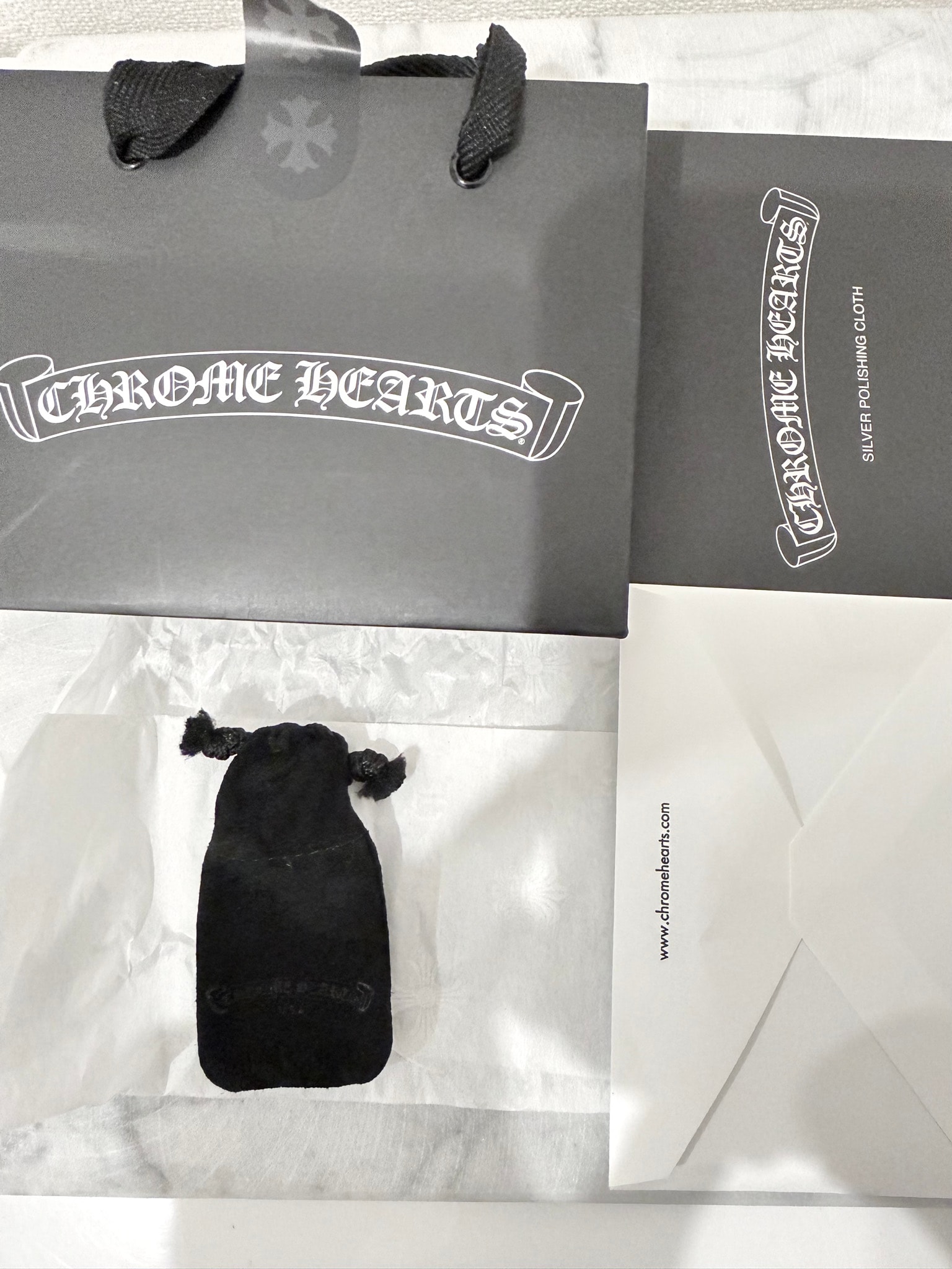Chrome Hearts TINY E CH PLS BAND "Silver"