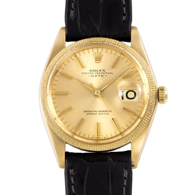 ROLEX ロレックス オイスターパーペチュアル 1002 1965年製 Tritium ドルフィンハンド バークベゼル K18YG