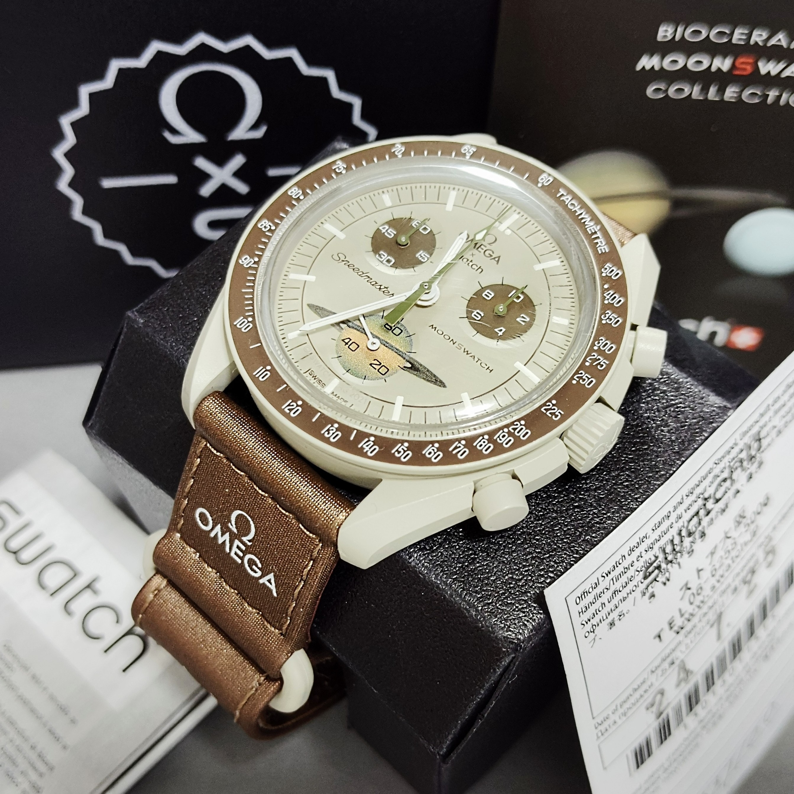 スウォッチ × オメガ ミッション トゥ サターン SO33T100