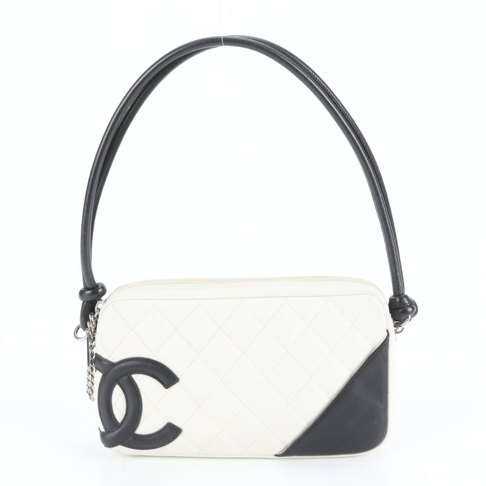 ■極美品 シャネル カンボンショルダーバッグ レザー