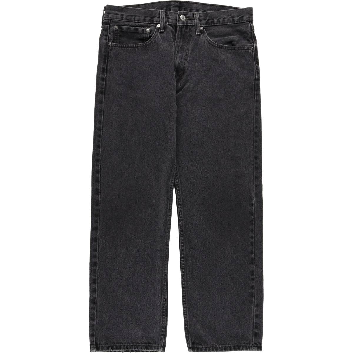 古着 リーバイス Levi's 505 ブラックデニム テーパードデニムパンツ メンズw34相当/eaa561459
