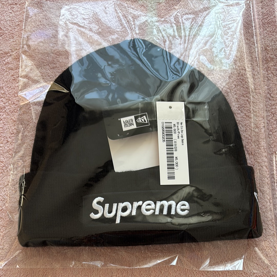 Supreme New Era Box Logo Beanie "Black" (24FW)