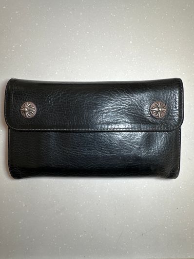Chrome Hearts Wave Wallet Leather "Black"