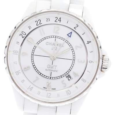 シャネル J12 38mm GMT H3103 自動巻き メンズ 【中古】