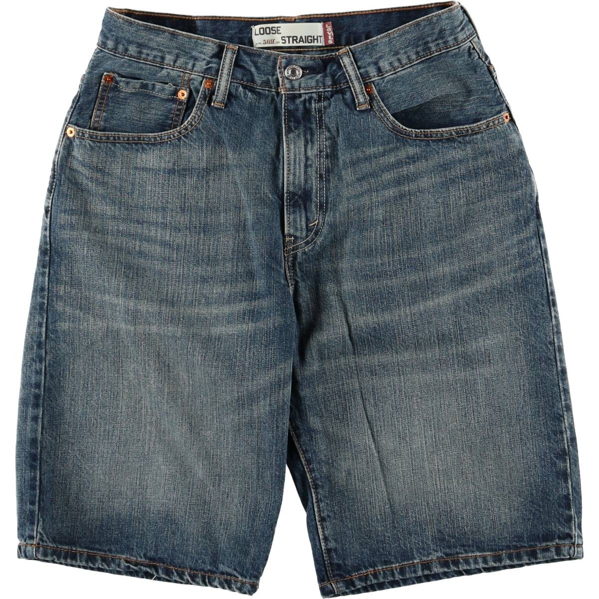 古着 リーバイス Levi's 569 LOOSE STRAIGHT デニムショーツ ハーフパンツ ジョーツ メンズw32相当/eaa577468