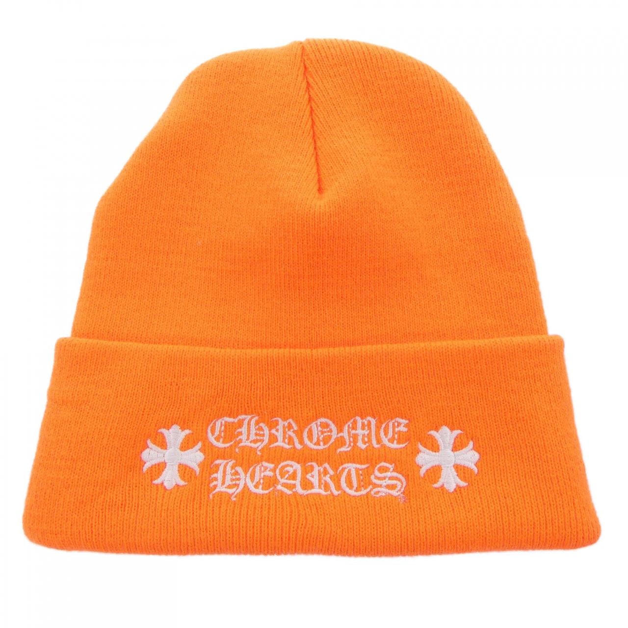 Chrome Hearts Wool Watch Cap Logo Embroidery Beanie "Orange"