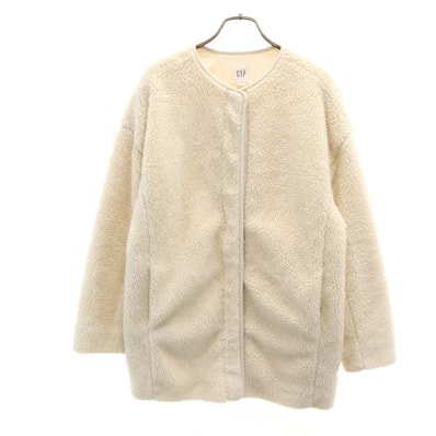 GAP ギャップ ボア フリースジャケット XXS ベージュ系