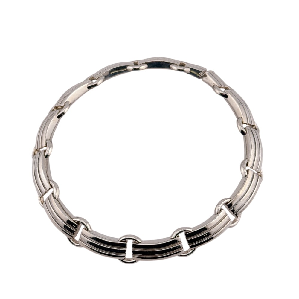 ティファニー TIFFANY&Co. ネックレス アトラス グルーヴ リンク シルバー