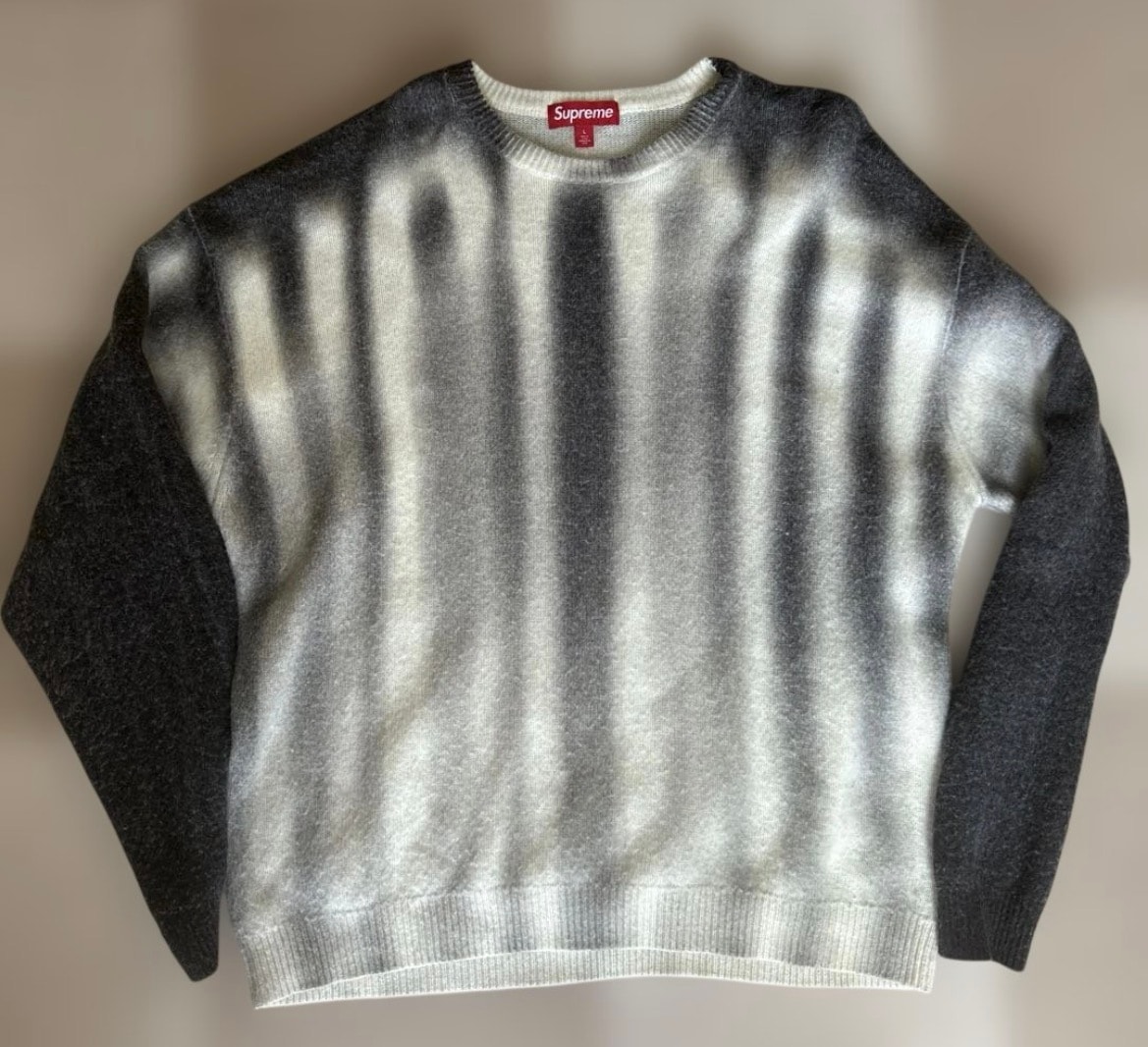 Supreme Blurred Logo Sweater "Black"