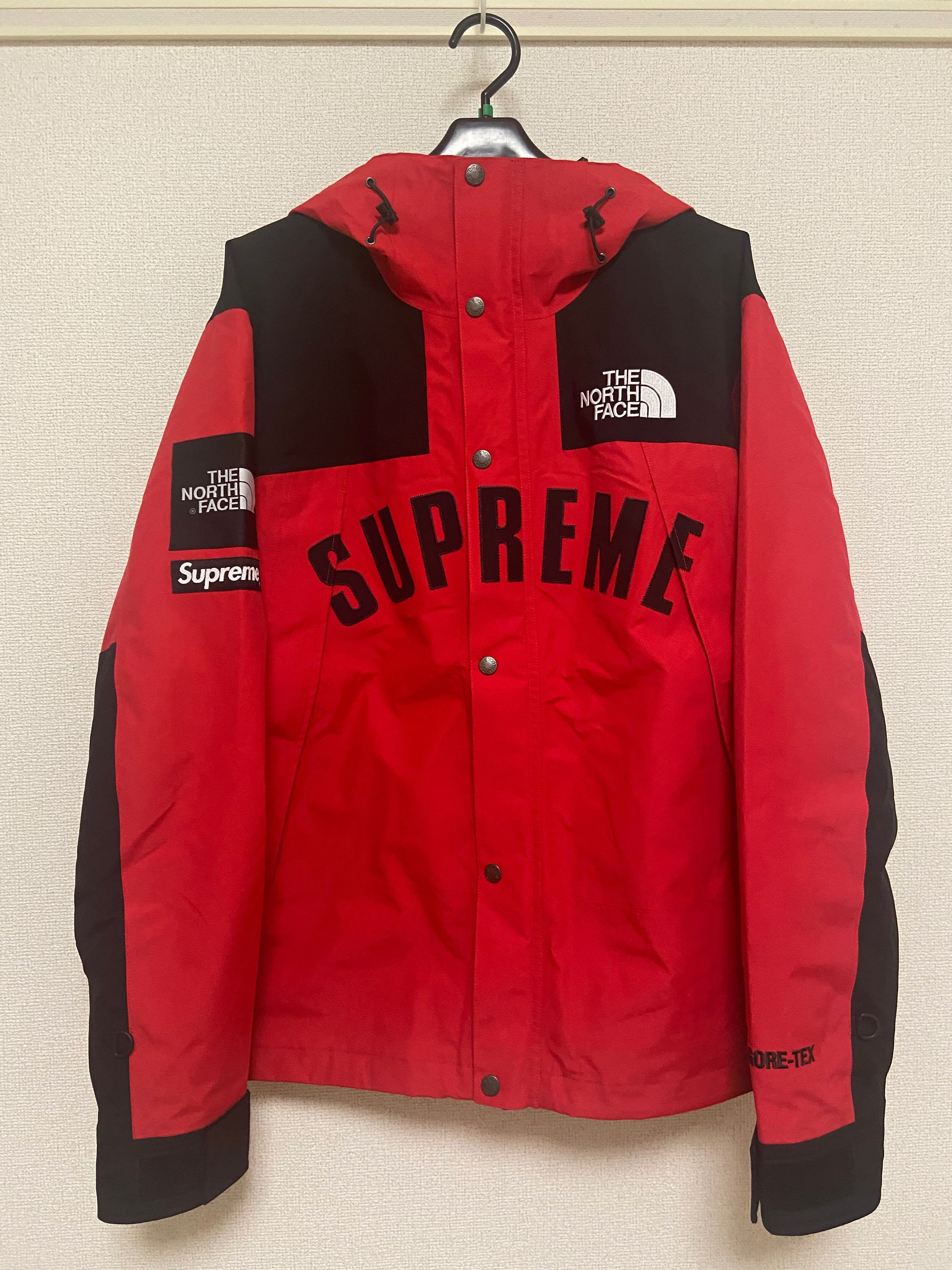 Supreme x The North Face Arc Logo Mountain Parka "Red"