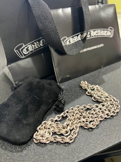 Chrome Hearts Paper Chain Necklace "Silver"
