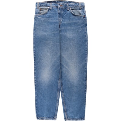 古着 90年代 リーバイス Levi's 550 RELAXED FIT TAPERED LEG オレンジタブ テーパードデニムパンツ メンズw33相当 ヴィンテージ/eaa663177