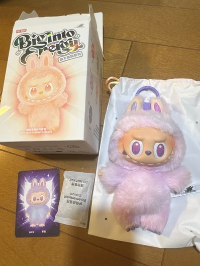 POP MART THE MONSTERS (LABUBU) Big into Energy Series Plush Pendant LUCK