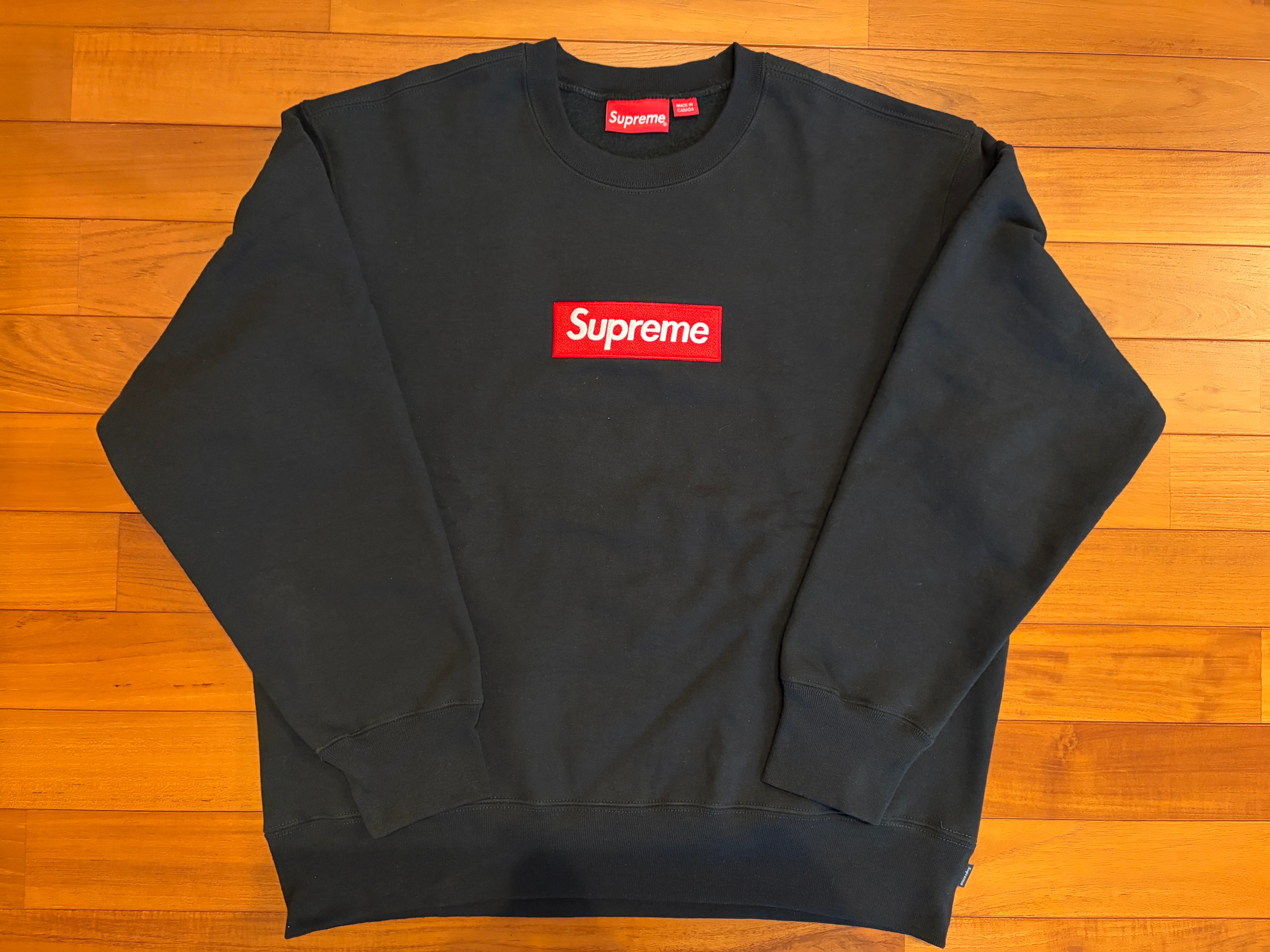 Supreme Box Logo Crewneck "Black" (22FW)