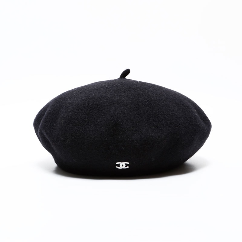 シャネル CHANEL ココマーク 98P ウール 1998 ベレー帽【中古】