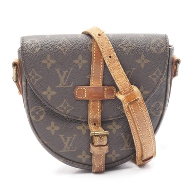 ルイ・ヴィトン LOUIS VUITTON シャンティPM ショルダーバッグ バッグ PVCコーティングキャンバス レザー モノグラム レディース ブラウン系 M40646 【中古】