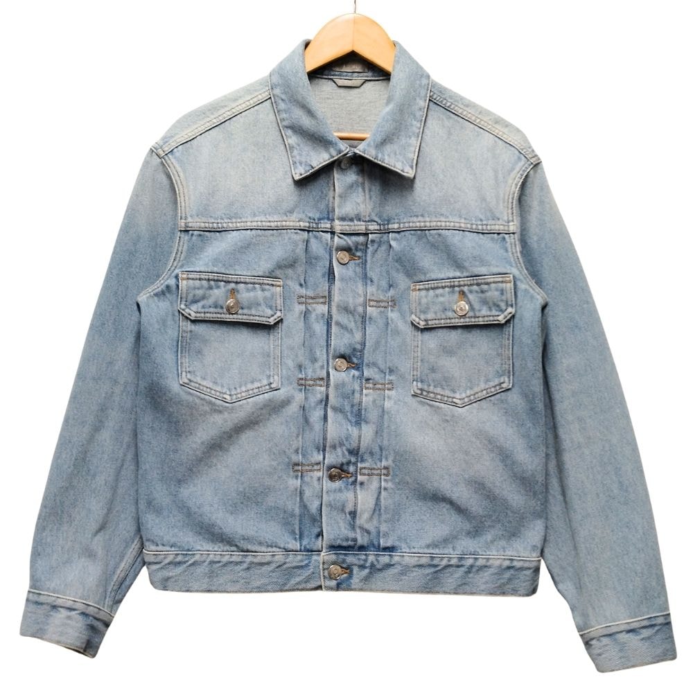 DIOR ディオール 品番 013D480M360X MKII 加工 デニムジャケット コットン ブルー サイズ 48 40556