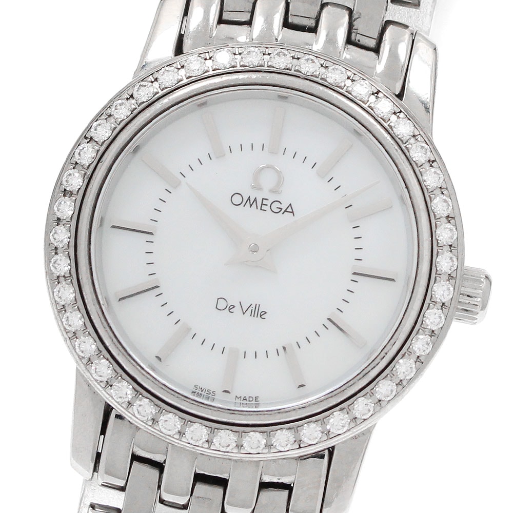 オメガ デビル プレステージ 4575.74 レディース 【中古】