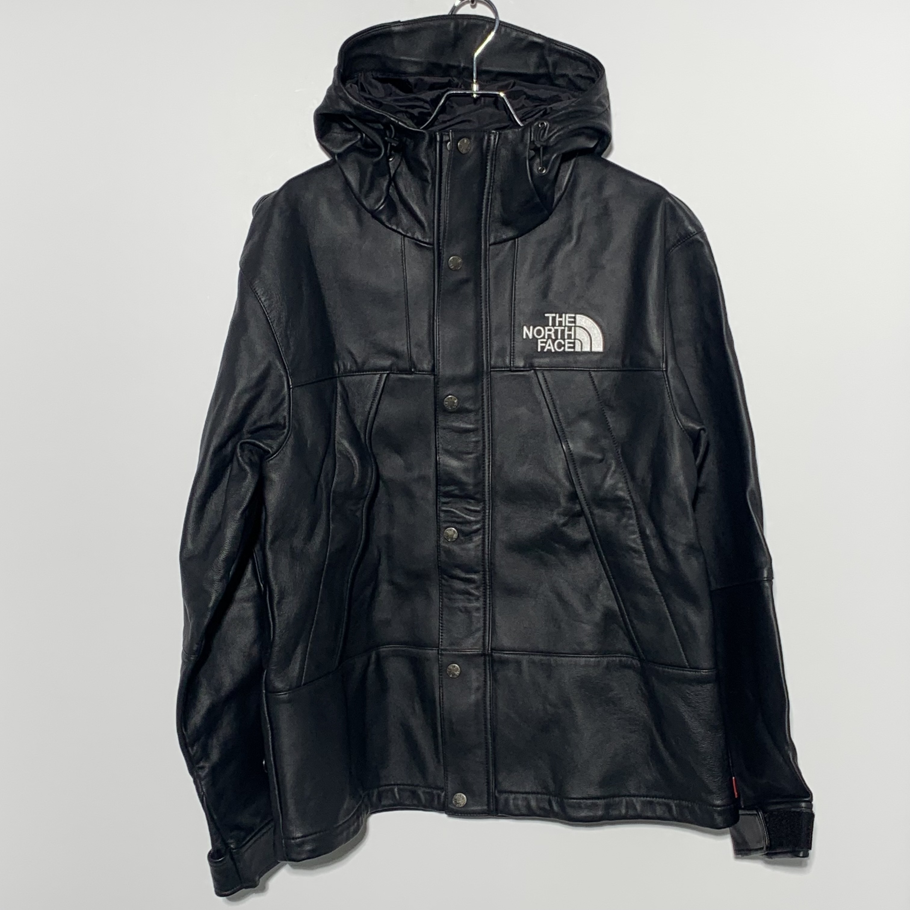 Supreme x The North Face Leather Mountain Parka "Black"