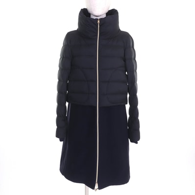 美品 ヘルノ
ダウンコート ネイビー レディース 40 PI1214D