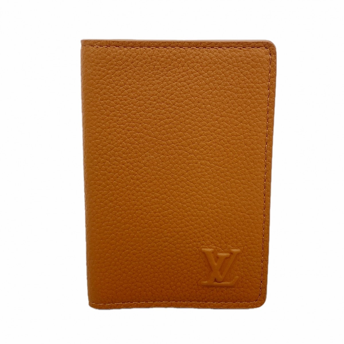 【6db0974】ルイヴィトン カードケース アエログラム オーガナイザードゥポッシュ M25952 タン【中古】メンズ