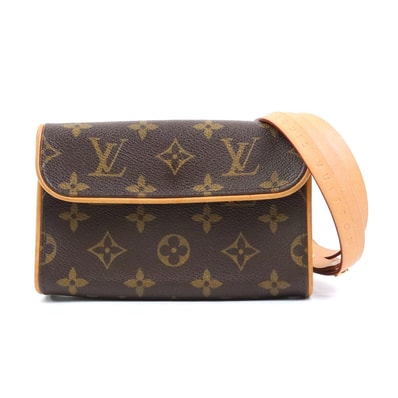 ルイ ヴィトン LOUIS VUITTON ウエストバッグ バムバッグ モノグラム ポシェット フロランティーヌ モノグラムキャンバス ブラウン ゴールド ユニセックス M51855【中古】 e60254g