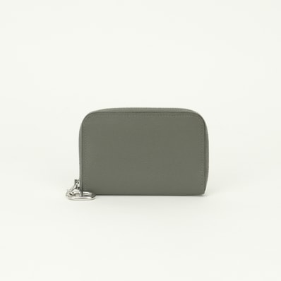 エルメス HERMES ジップアンゴー 財布 コインケース 小銭入れ エバーカラー グリメイヤー Gris Meyer グレー Gray シルバー金具 コンパクト財布 シェーヌダンクル エヴァーカラー