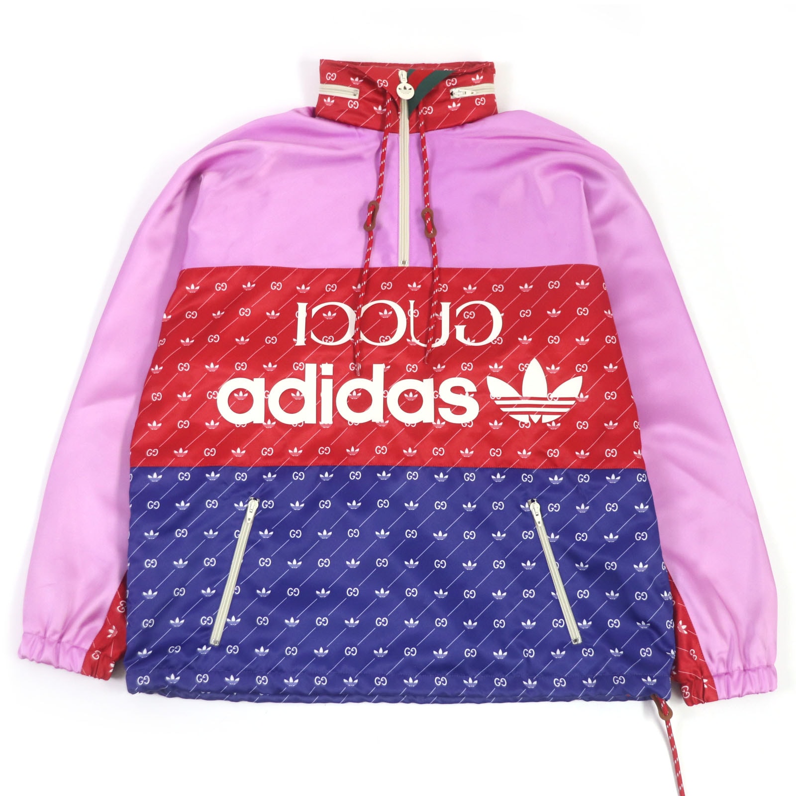GUCCI x adidas Acetate Jacket "Pink/Blue/Red"