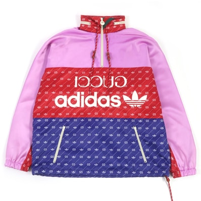 GUCCI x adidas Acetate Jacket "Pink/Blue/Red"