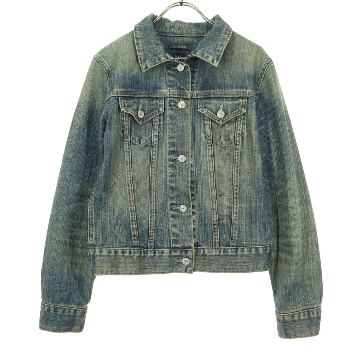 GAP ギャップ 長袖 デニムジャケット XS ブルー系