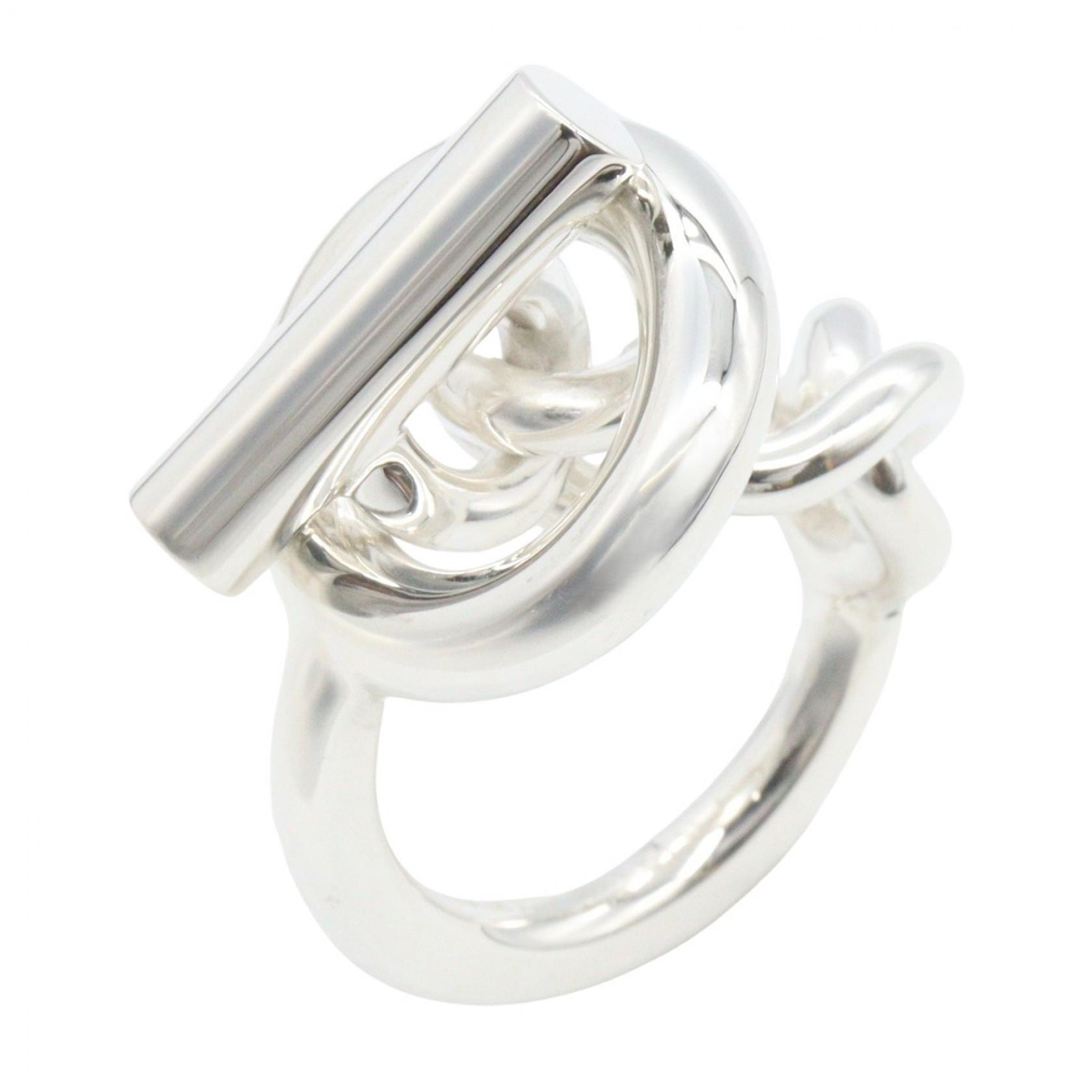 Hermes Croisette Ring GM Large Model "Silver"