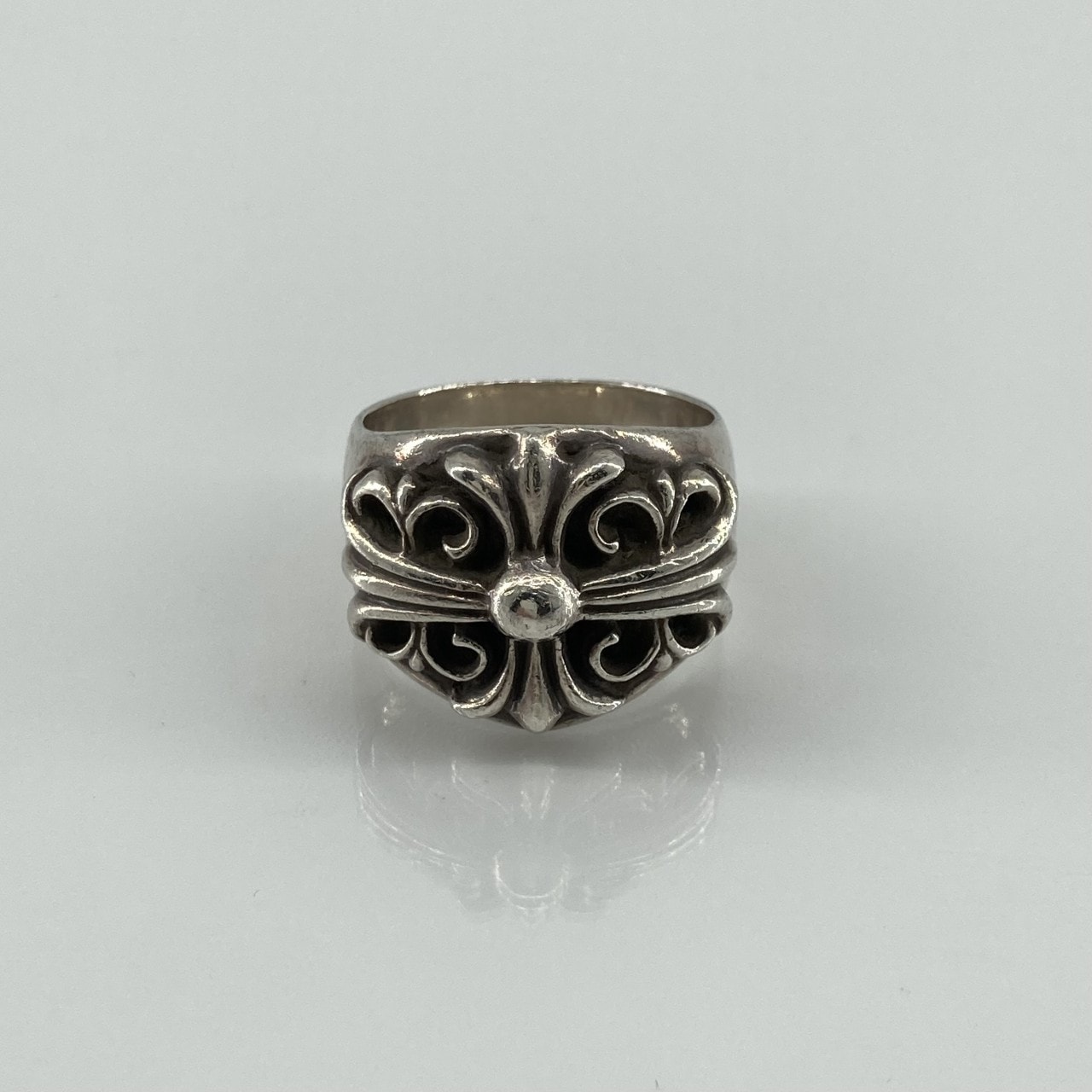 CHROME HEARTS(クロムハーツ) KEEPER キーパー  Sv925 #24.5号 リング・指輪 21.64g シルバー