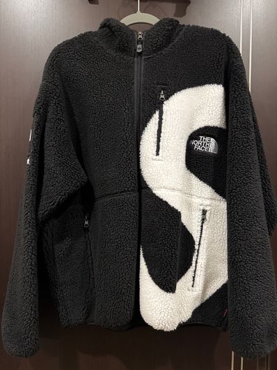 Supreme x The North Face S Logo Hooded Fleece Jacket "Black"