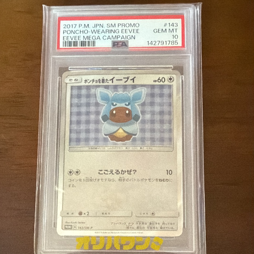 PSA10】ポンチョを着たイーブイ: プロモ[SM-P 143](プロモーション
